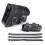 (Right) Left/Right Side Universal Motorcycle Saddlebags PU Leather Waterproof Black 5