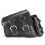 (Right) Left/Right Side Universal Motorcycle Saddlebags PU Leather Waterproof Black 7