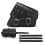 (Left) Left/Right Side Universal Motorcycle Saddlebag Storage Tool Bag W/ Bottle Holder 7