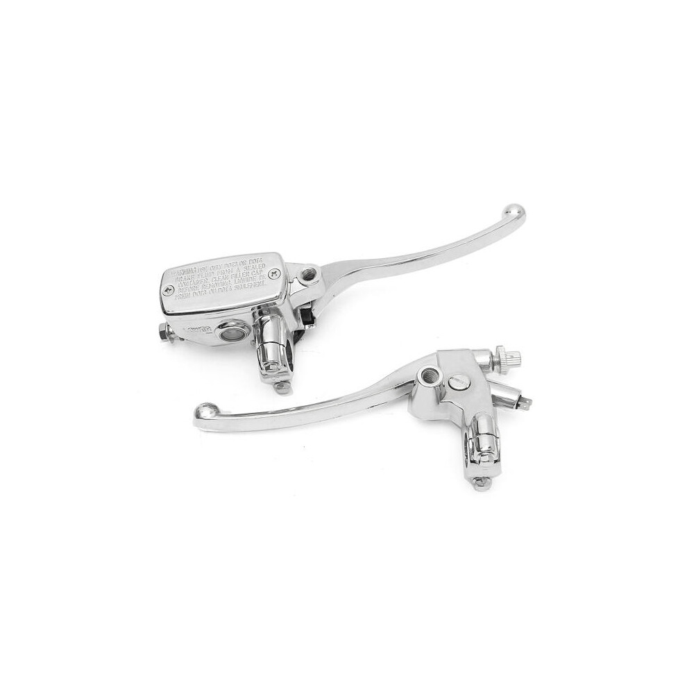 22mm Motorcycle Hydraulic Brake Master Cylinder Clutch Lever Chrome