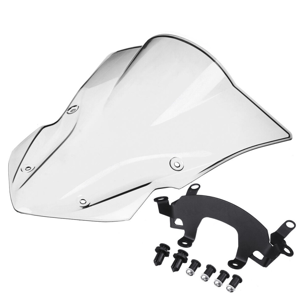 (Clear) Motorcycle Windshield Windscreen Double Bubble 8727971661987