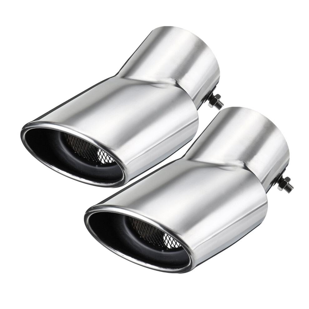 Pair Stainless Steel Exhaust Muffler Tail Pipe For Land Rover Sport 9078193208030