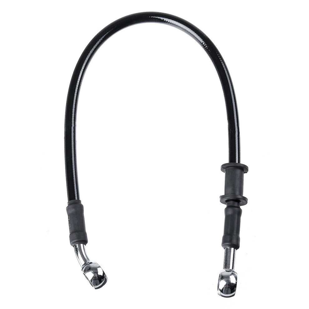 (50cm) 30cm-220cm Motorcycle Bike Braided Brake Clutch Oil Hoses Line Pipe Cable Black