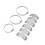 (Silver) Universal Motorcycle 2-stroke Engine Exhaust Muffler Pipe Heat Shield Cover Guard 1