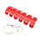 (Silver) Universal Motorcycle 2-stroke Engine Exhaust Muffler Pipe Heat Shield Cover Guard 11