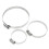 (Silver) Universal Motorcycle 2-stroke Engine Exhaust Muffler Pipe Heat Shield Cover Guard 8
