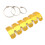 (Silver) Universal Motorcycle 2-stroke Engine Exhaust Muffler Pipe Heat Shield Cover Guard 13