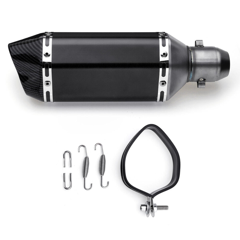 310Mm Universal Motorcycle Dirt Bike Atv Exhaust Muffler Pipe Db Killer 38-51Mm Black 6093316938369