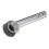 48mm Motorcycle Exhaust  Muffler Pipe Silencer Angled Insert Baffle 3