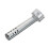 48mm Motorcycle Exhaust  Muffler Pipe Silencer Angled Insert Baffle 4
