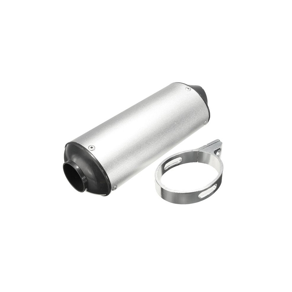 (White) 38Mm Motorcycle Exhaust Muffler Tip Pipe For 125 150 160Cc Dirt Pit Bike Atv White 6093316939335