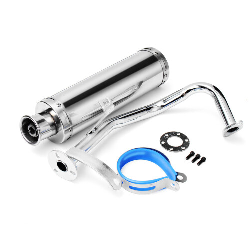 Scooter Performance Exhaust Muffler Stainless Pipe 88*300mm 2