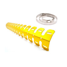 (Gold) 61cm Motorcycle Exhaust Muffler Pipe Protection Aluminum Heat Shield Cover For Honda/Yamaha Dirt Bike Accessories