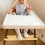 Fit For Antilop Adjustable Height Solid Bamboo Highchair Footrest 5