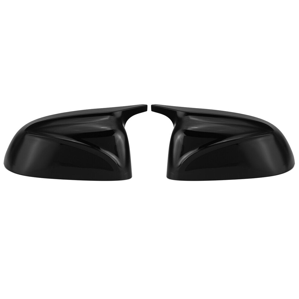 M Style Glossy Black Replacement Side Mirror Cover Caps