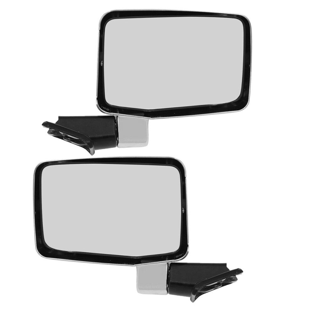 Chrome Side Door Mirror Lh+Rh For Toyota Land Cruiser 1980-1990 Series 9078193208429
