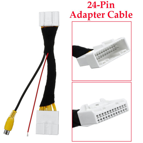 Car Parking Reverse Backup Rear View Camera with 24Pin Adapter Cable 2