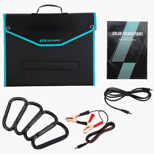 150W 19.8V Foldable Shingled Solar Panel Outdoor Waterproof 1