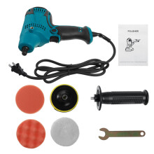 (Advanced Version, US Plug) 600W 5 Inch Car Polisher 6 Speed Regulated Multifunctional Electric Polishing Repair Tool