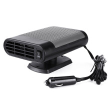 (Grey, 24V) 2 in 1 Portable Car Heater Cooler Fan 12V/24V Air Warmer Windscreen Demister Defroster