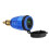 (Red) Type-C USB Car Charger Waterproof General Quick USB Charger Socket Charger Blue Light 2