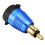 (Red) Type-C USB Car Charger Waterproof General Quick USB Charger Socket Charger Blue Light 5