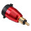 (Red) Type-C USB Car Charger Waterproof General Quick USB Charger Socket Charger Blue Light 6