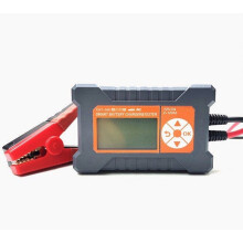 (US Plug) 2 in 1 Car Battery Charger Tester Smart Full Automatic LCD Display 12V 3A Multi-Function Diagnostic Tool Test US AU Plug Motorcycle