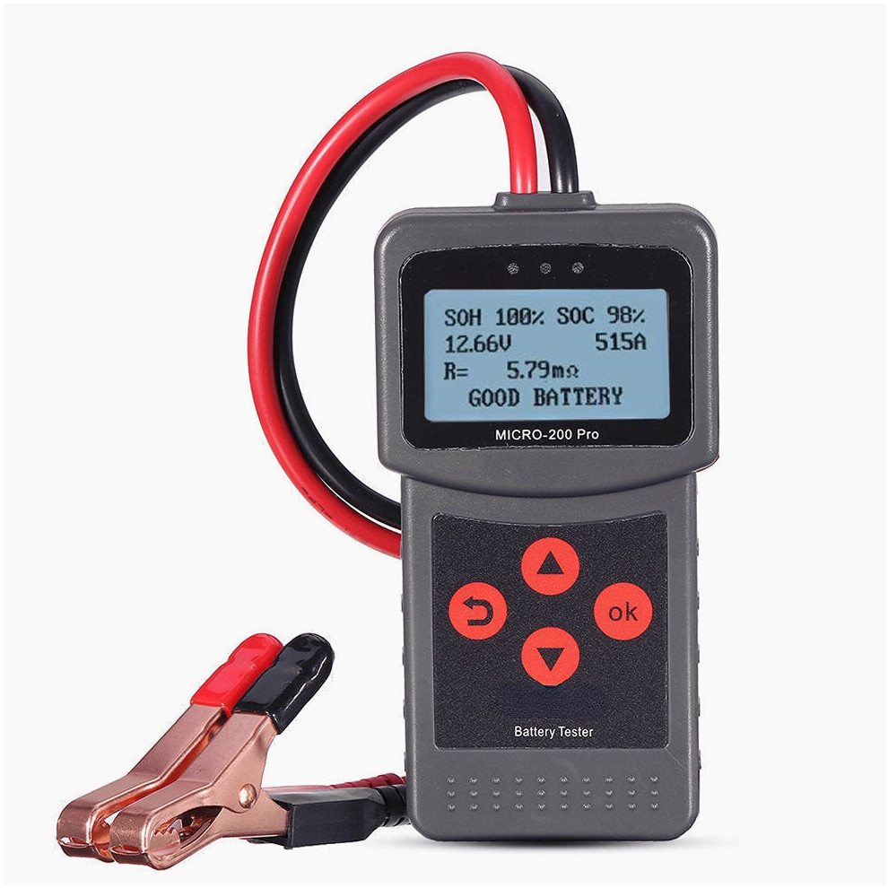 (Asia Pacific Version) 12V Car Motorcycle Battery Tester SAE CCA JIS Digital Battery Analyzer Micro-200Pro