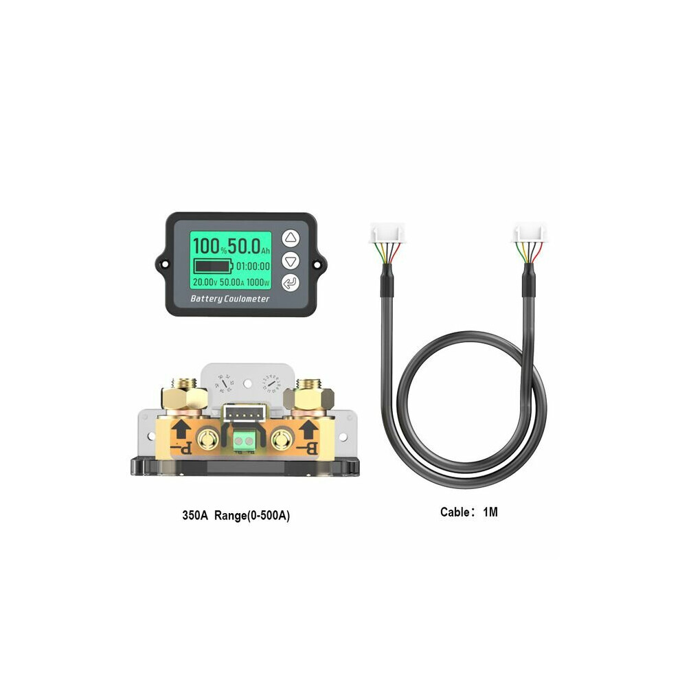 (350A) Coulomb Meter With Shell Electric Vehicle Battery Indicator Lithium Iron Phosphate Capacity Tester 8727971252666