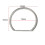 CCFL131*4 Engel Oog Witte Opening Licht Neon Buis voor BMW E36 E46 E39 E38 Reeks 6