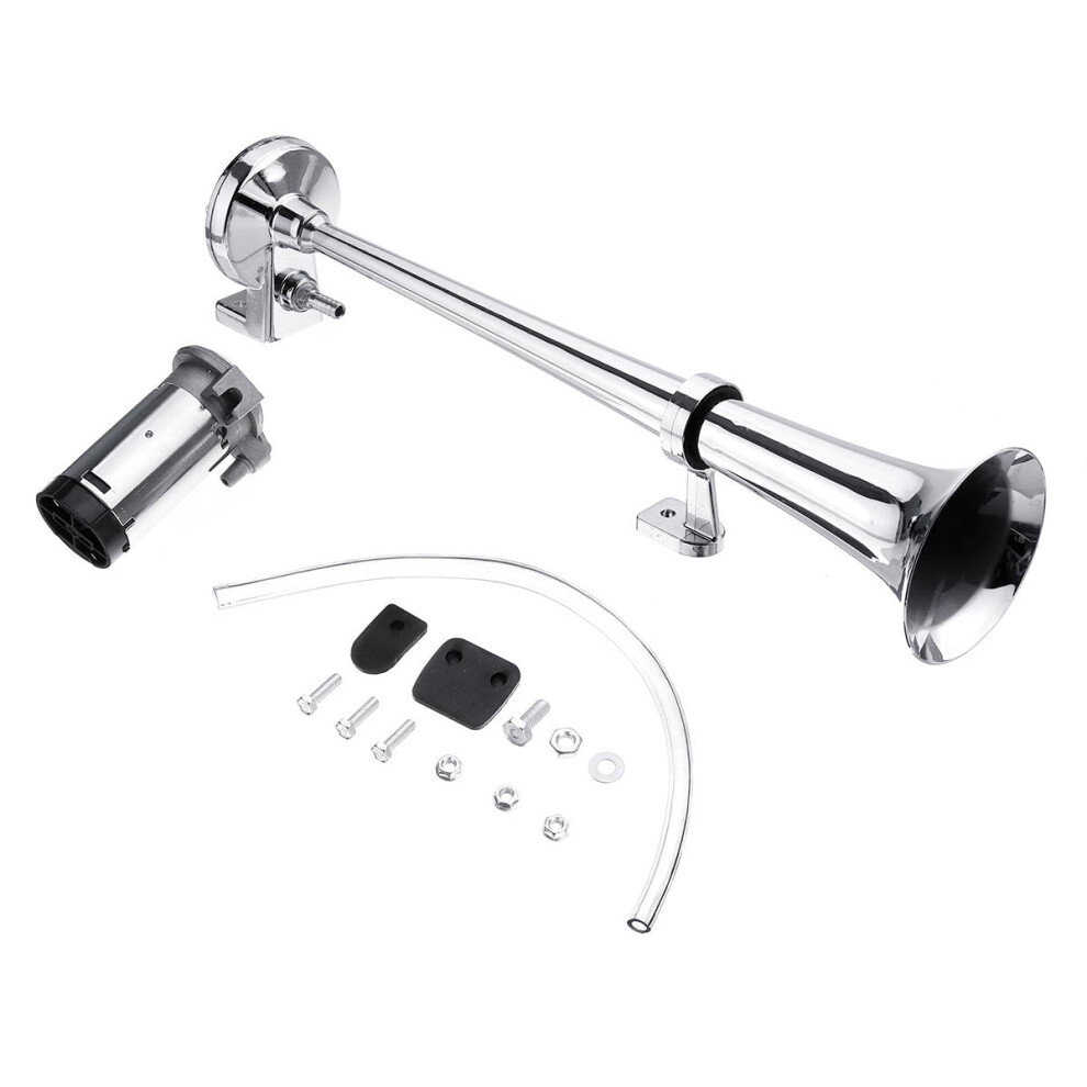 12V 178Db Trumpet Air Horn Compressor Kit For Van Train Car Truck Boat 4250937583893