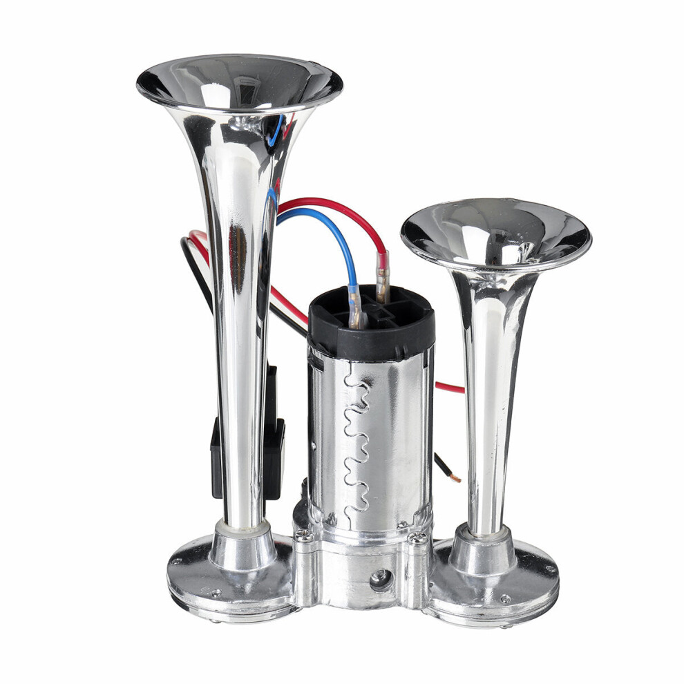12V 300Db Electric Horn Trumpet Marine Chrome Fog Stainless Steel Boat Truck 4250937593830