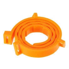 (Orange) 65cm Pet Supplies Insect Repellent Anti-Flea Collar Cat And Dog Flea Repellent Collar Aluminum Boxed