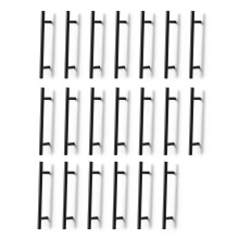 (20 pack Black 128mm (Hole Centres)) Kitchen Cupboard Cabinet T-Bar Door Handle  Steel