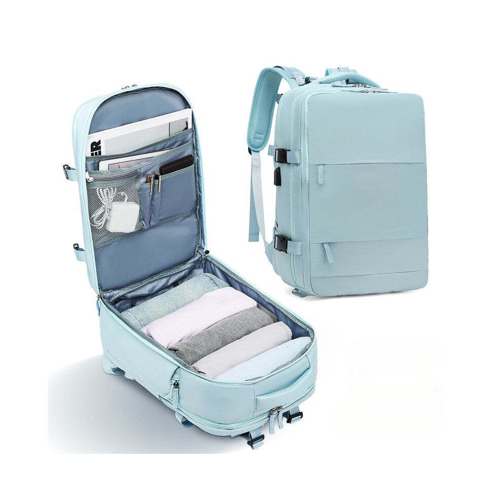 Multifunctional business travel backpack for girls large capacity dry and wet classification waterproof 2211 beige brown with-image-OPC-PFXHZP5-NEW