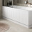 (White , 1700mm Side Panel) Tongue & Groove MDF Bathroom Bath Panels & Plinth 1