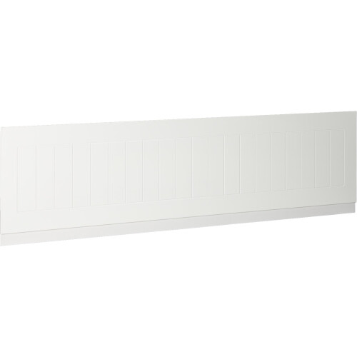 (White , 1700mm Side Panel) Tongue & Groove MDF Bathroom Bath Panels & Plinth 2