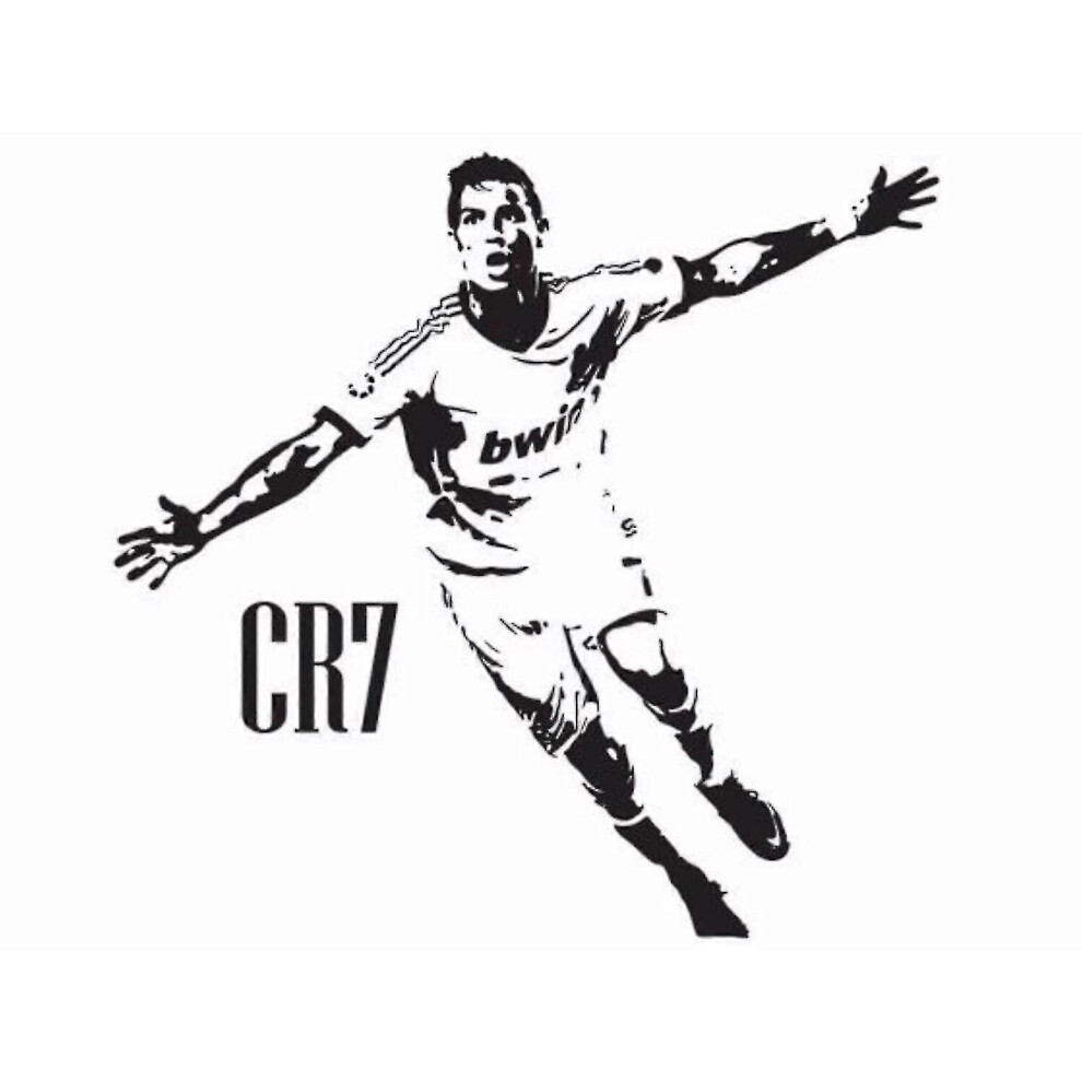 Ronaldo Estrella De Futbol Vinilos Adhesivos Pared 57X65Cm-image