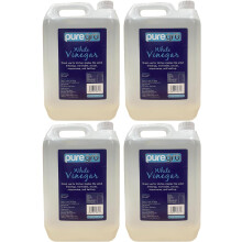 Puregro White Vinegar, 5 Litres (Pack of 4)