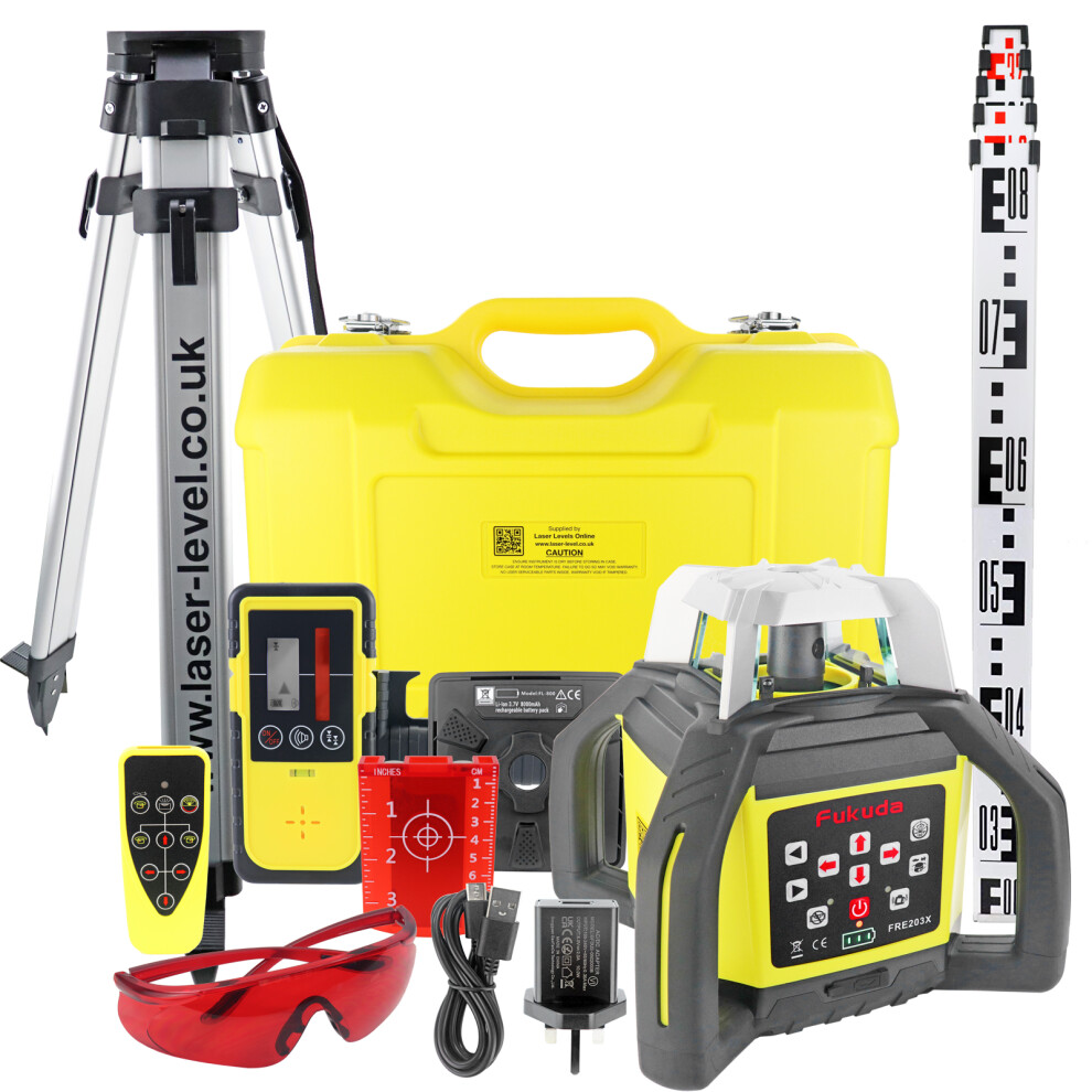 (Kit Choice 1) Fukuda FRE-203XR - CUSTOMISE Your Laser Level Kit