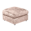 Furniture 786 (Champagne) Jumbo Size Crushed Velvet Footstool 1