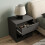 URBN Living (Black, 2) 1-Drawer Bedside Table Cabinet Nightstand Storage Shelf Unit 5