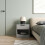 URBN Living (Grey , 2) 1-Drawer Bedside Table Cabinet Nightstand Storage Shelf Unit 4