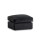Furniture 786 (Black) Jumbo Size Plush Velvet Footstool 1