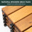 (12 x Tiles) Interlocking Wooden Decking Tiles 30x30cm Outdoor Patio Garden Floor Terrace 3