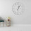 Extra Large Roman Numeral Skeleton Wall Clock - 60cm 4