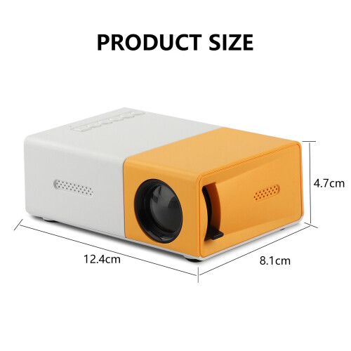 Mini Proiector Multimedia Portabil YG300 - Full HD 1080p - Home Theater 2