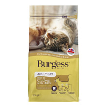 Burgess Nutritional Adult Cat Chicken and Duck Dried Food 4kg