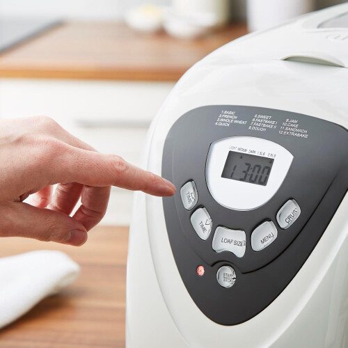 Morphy Richards Morphy Richards Fastbake Breadmaker, 12 Programmes, 1.5lb, 2lb Loaf Sizes, 13 Hour Delay Timer, Keep Warm, 48281 2